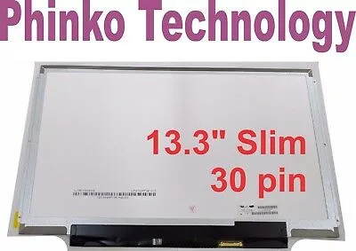 13.3" HD 1366x768 Slim 30 Pin LED Screen For LTN133AT32-001 Left   Right Bracket