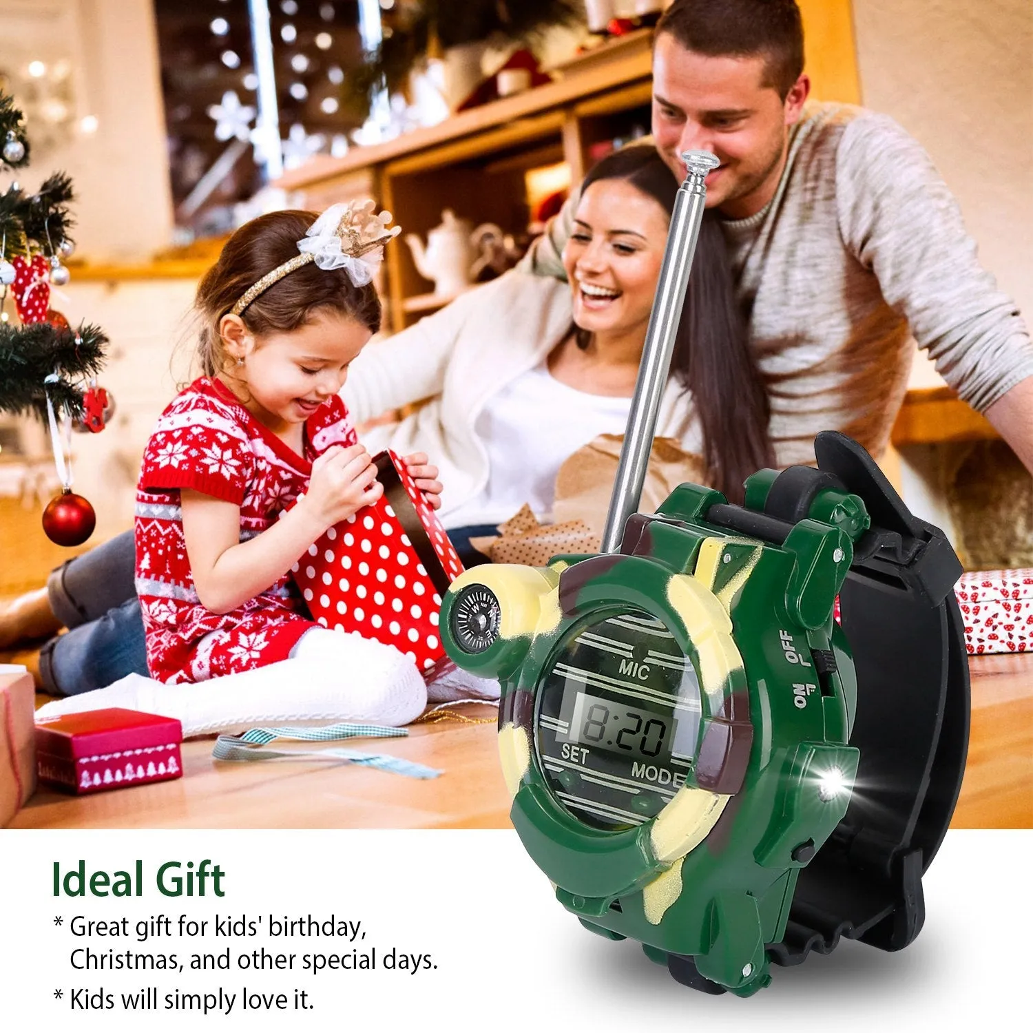 2-Pack: Walkie Talkies Watches Toy