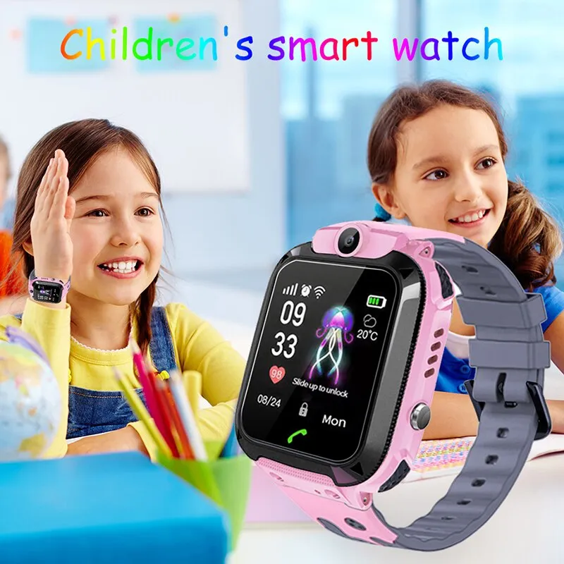 2019BANGWEI Smart watch LBS Kid Smart Watches Baby Watch for Children SOS Call Location Finder Locator Tracker Anti Lost Watches