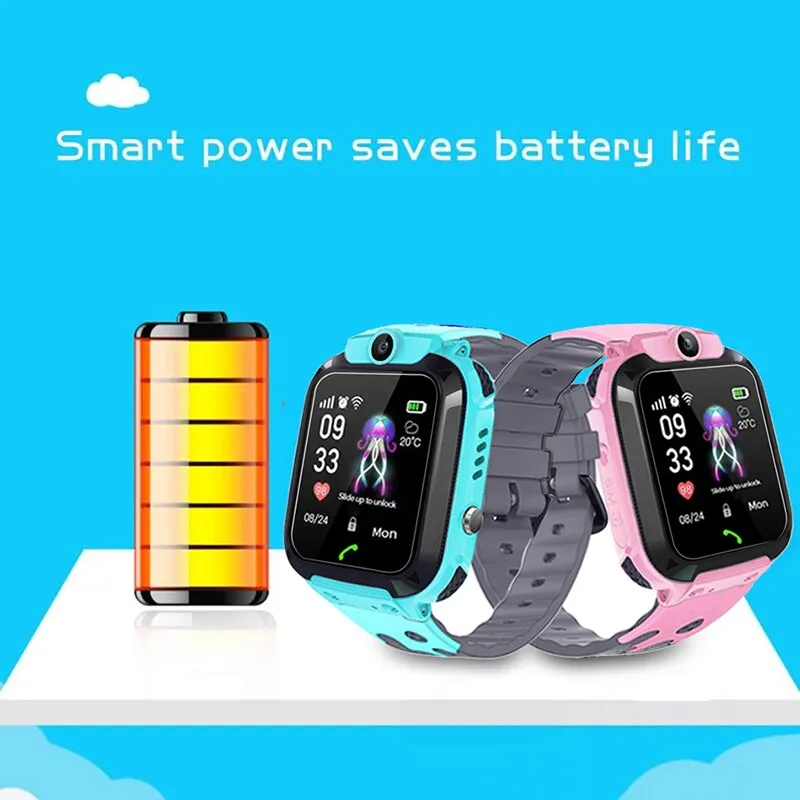 2019BANGWEI Smart watch LBS Kid Smart Watches Baby Watch for Children SOS Call Location Finder Locator Tracker Anti Lost Watches