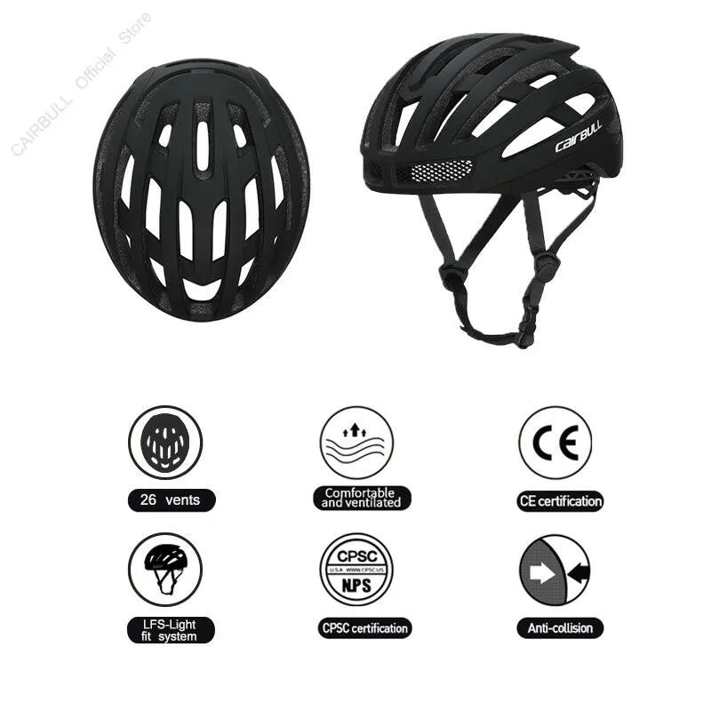 2022 Cairbull Newest Unisex Cycle Helmet Two Front Insect Screen Road Bike Helmet with 26 Vents Exclusive Sale Safe Resistant