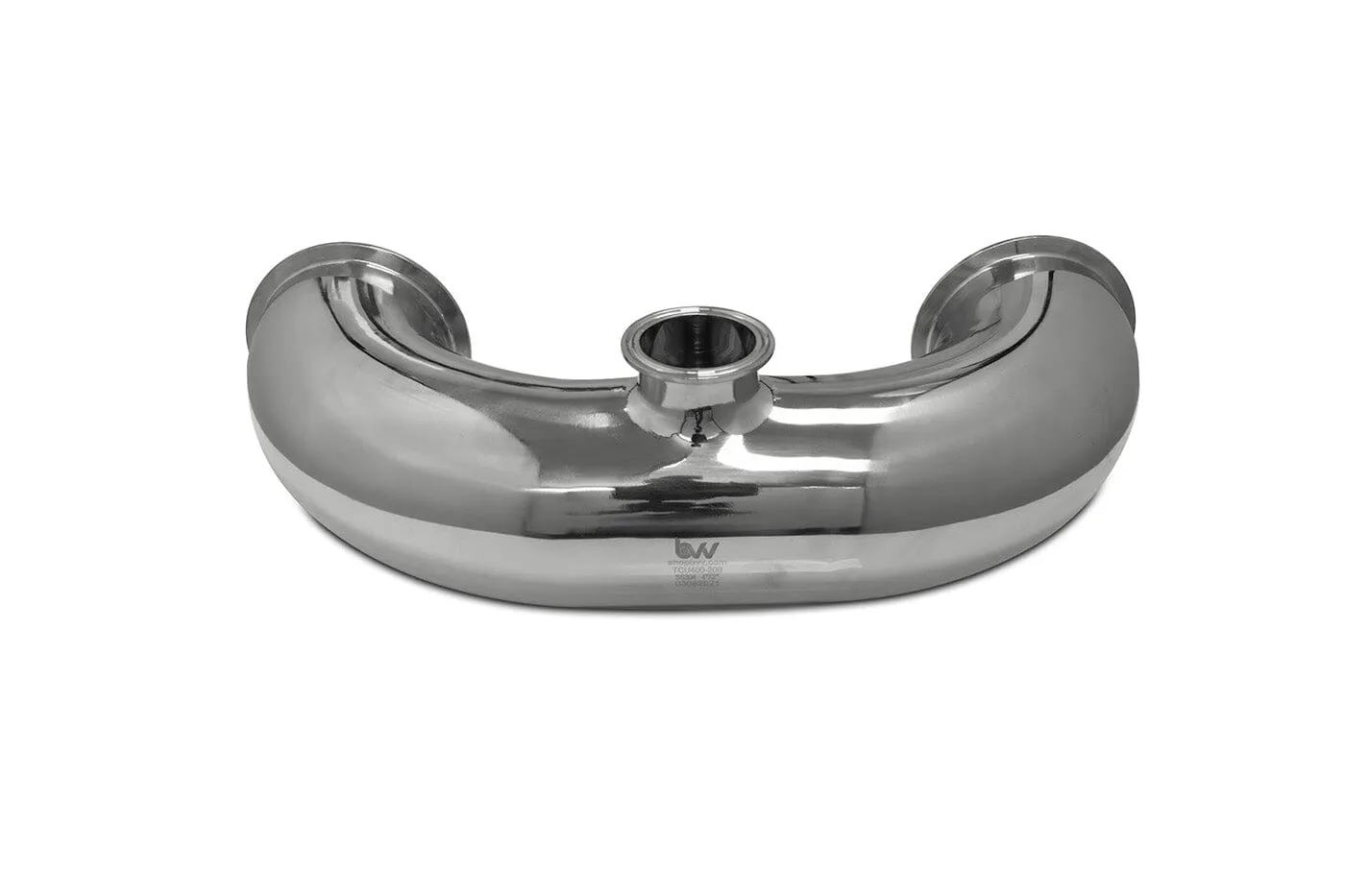 4" Tri-Clamp U-Bend with 2" Side Port