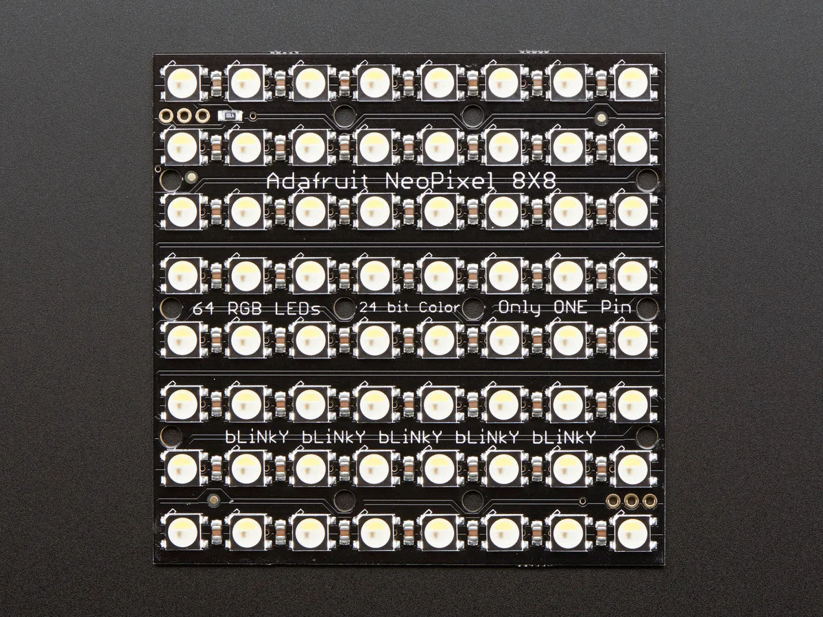 Adafruit NeoPixel NeoMatrix - 64 RGBW - Cool White