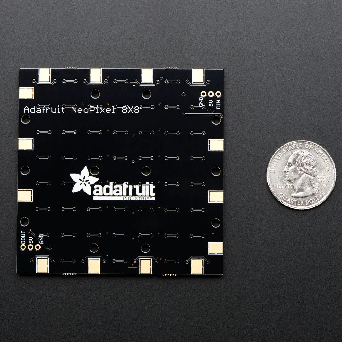 Adafruit NeoPixel NeoMatrix 8x8 - 64 RGB LED Pixel Matrix