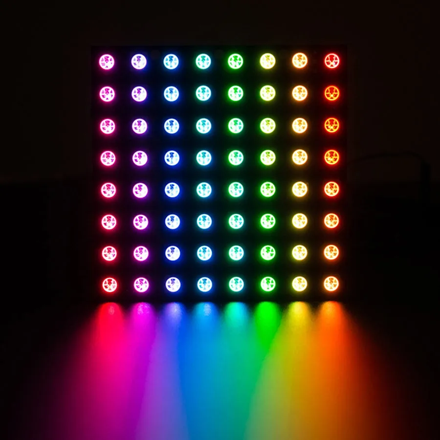 Adafruit NeoPixel NeoMatrix 8x8 - 64 RGB LED Pixel Matrix