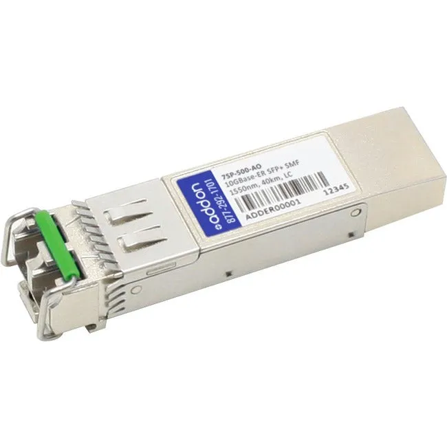 AddOn Accedian 7SP-500 Compatible TAA Compliant 10GBase-ER SFP  Transceiver (SMF, 1550nm, 40km, LC) 7SP-500-AO