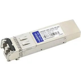 Addon Cisco Cwdm-10G-1470-40 Compatible Taa Compliant 10Gbase-Cwdm Sfp  Transceiver (Smf, 1470Nm, 40Km, Lc)