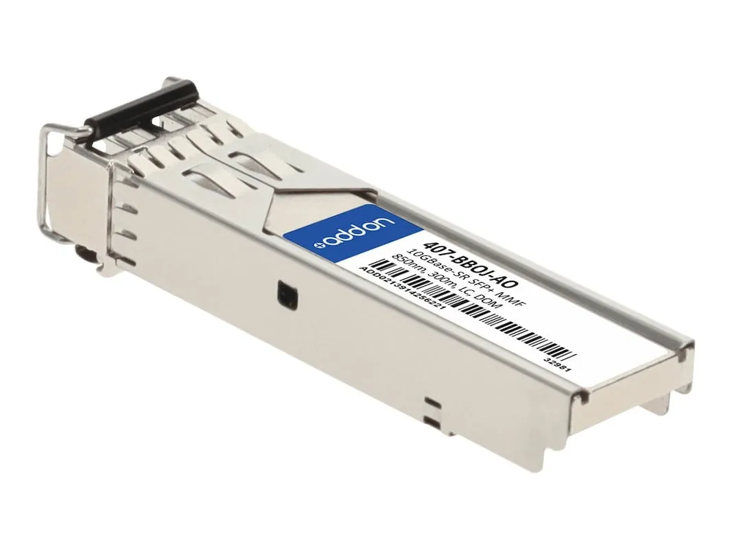 Addon Dell 407-Bboj Compatible Taa Compliant 10Gbase-Sr Sfp  Transceiver (Mmf, 850Nm, 300M, Lc, Dom)