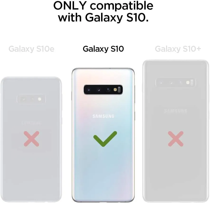 AKINIK for Samsung Galaxy S10 Case (Not Fit S10 5G) with Slide Camera Cover and TPU Screen Protector [2 Pack], 360° Rotation Ring Kickstand [Military Grade] Case for Galaxy S10 (Blue)