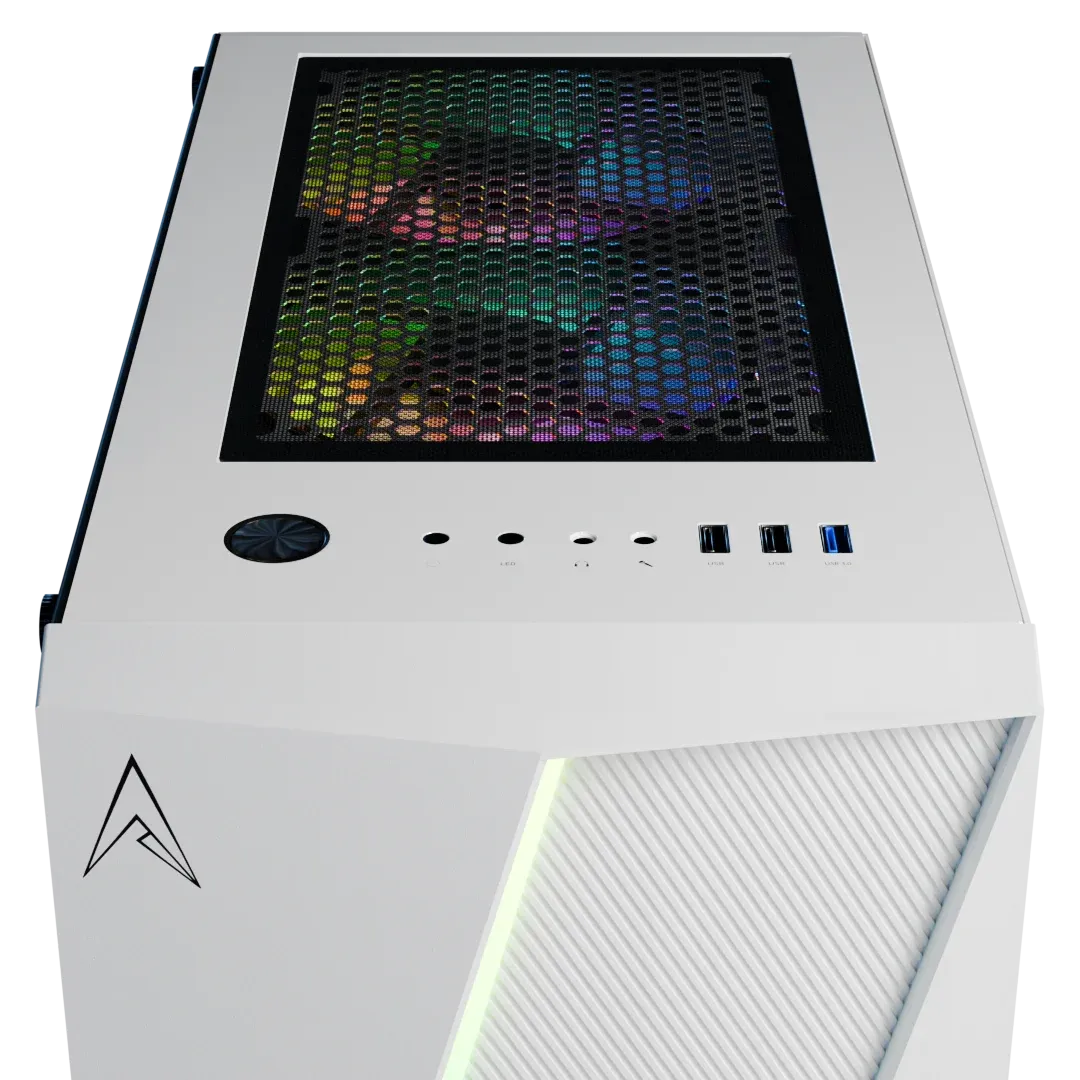 Allied Stinger RTX 4060 Ti | Ryzen 5 5500 Desktop Gaming PC (White)