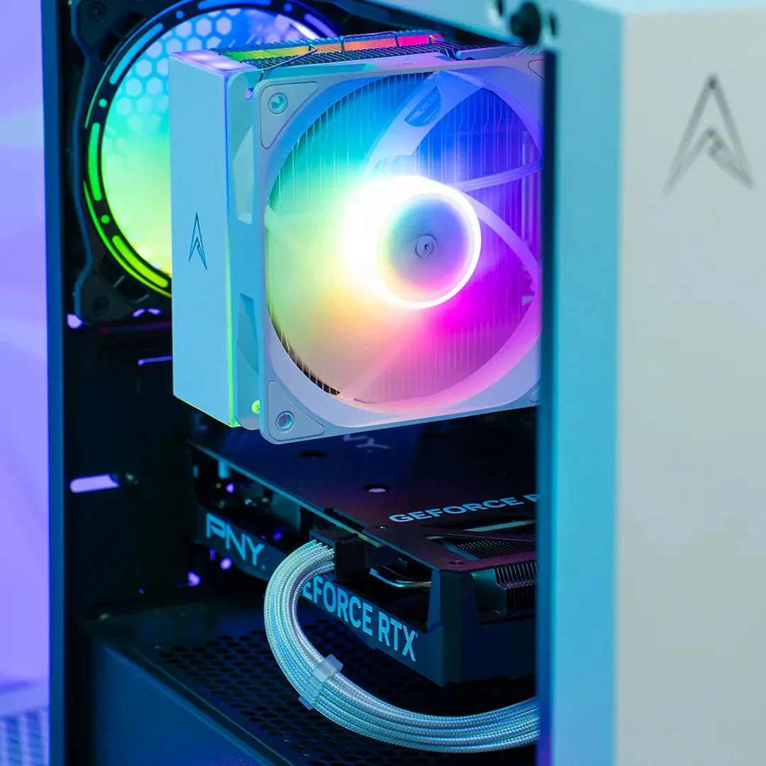 Allied Stinger RTX 4060 Ti | Ryzen 5 5500 Desktop Gaming PC (White)