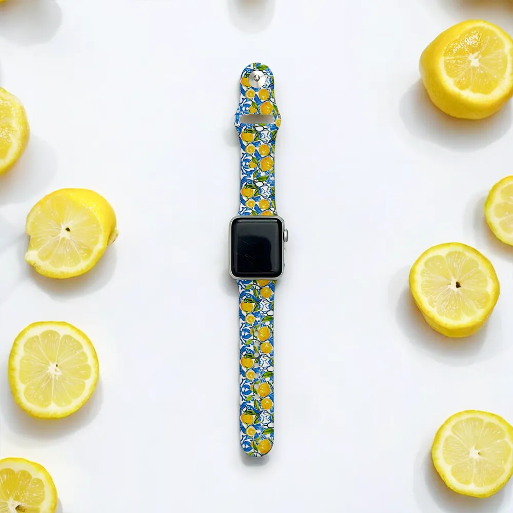 Amalfi Lemon Apple Watch Strap