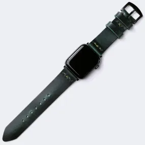 Apple Watch Leather Strap - Forest Green