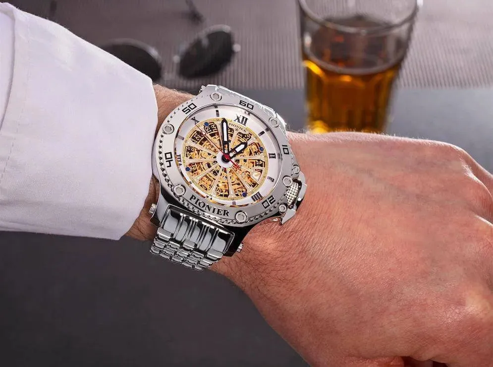 Automatic Barcelona GM-516-7 | Silver | Pionier, Germany