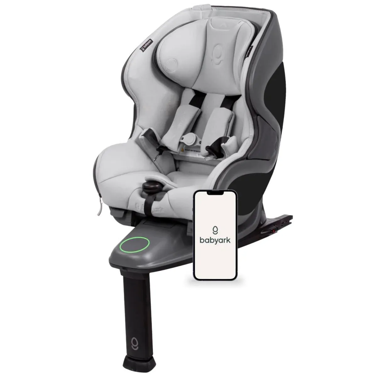 Babyark Convertible Car Seat, Smart - Charcoal Grey / Glacier Ice