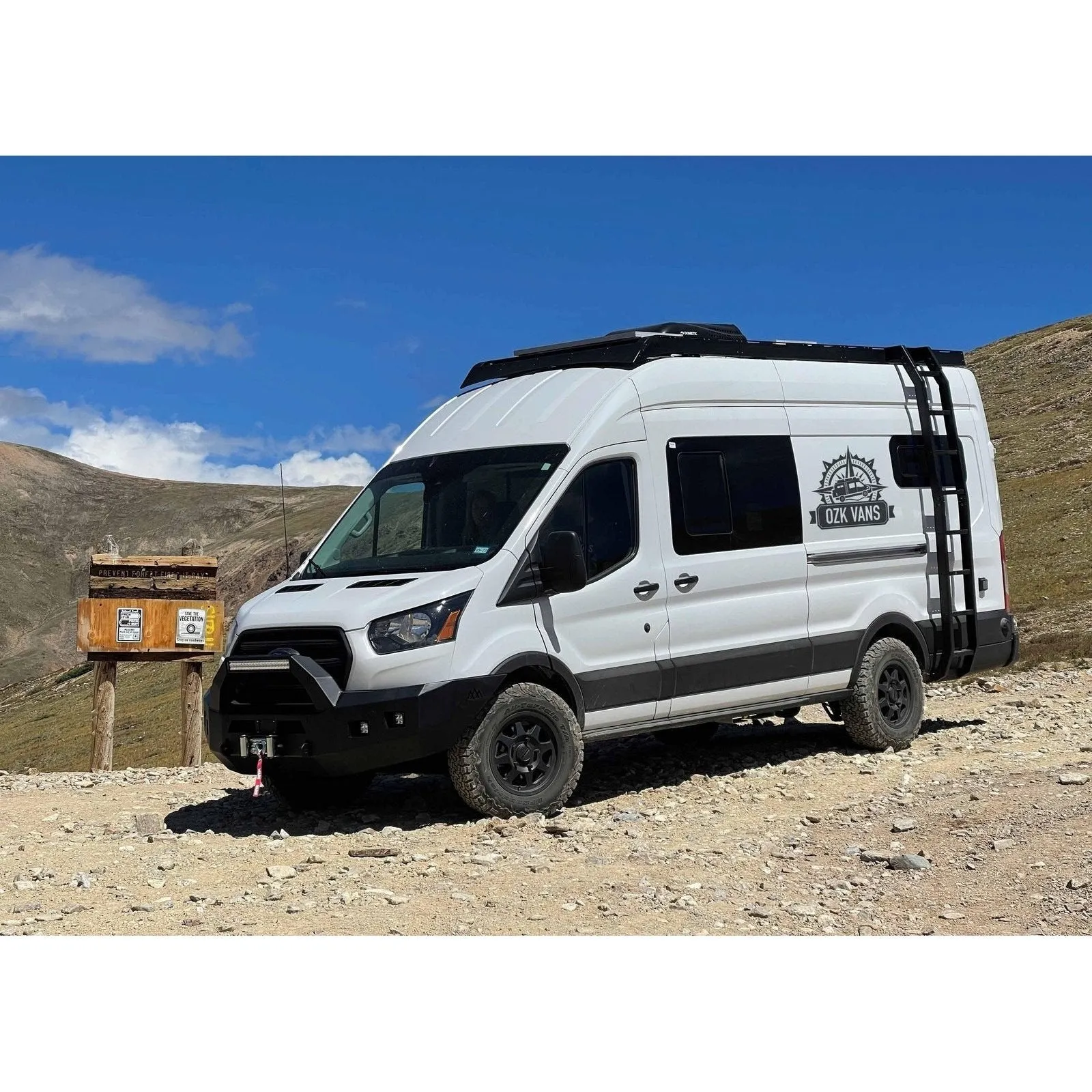 Backwoods Adventure Mods Ford Transit (2015 ) DRIFTR Roof Rack