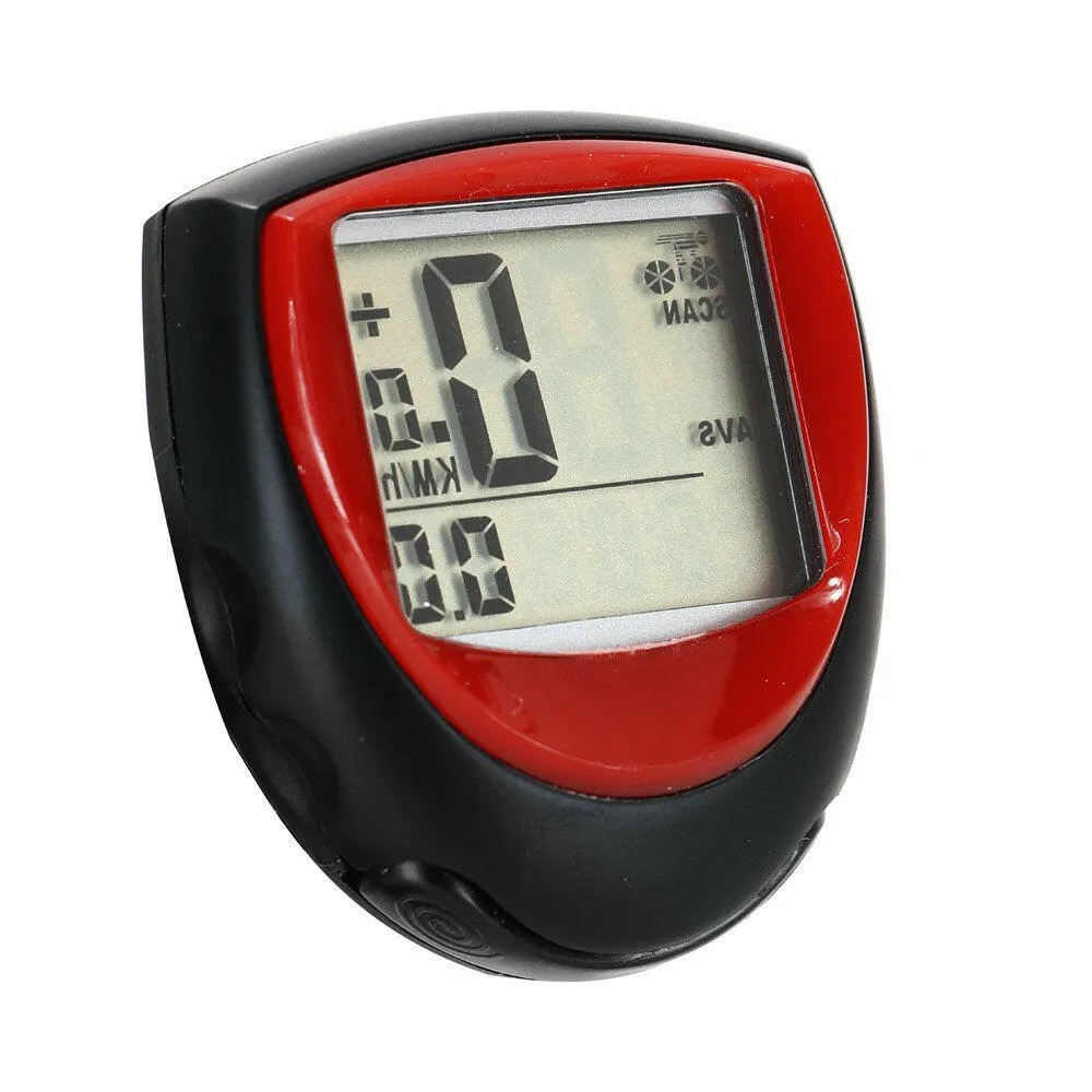 Bike Speed Meter Digital Bike Computer Multifunction Waterproof Sports Sensors Bicycles Computer Speedometer with Bracket waterproof Odometer Night Light