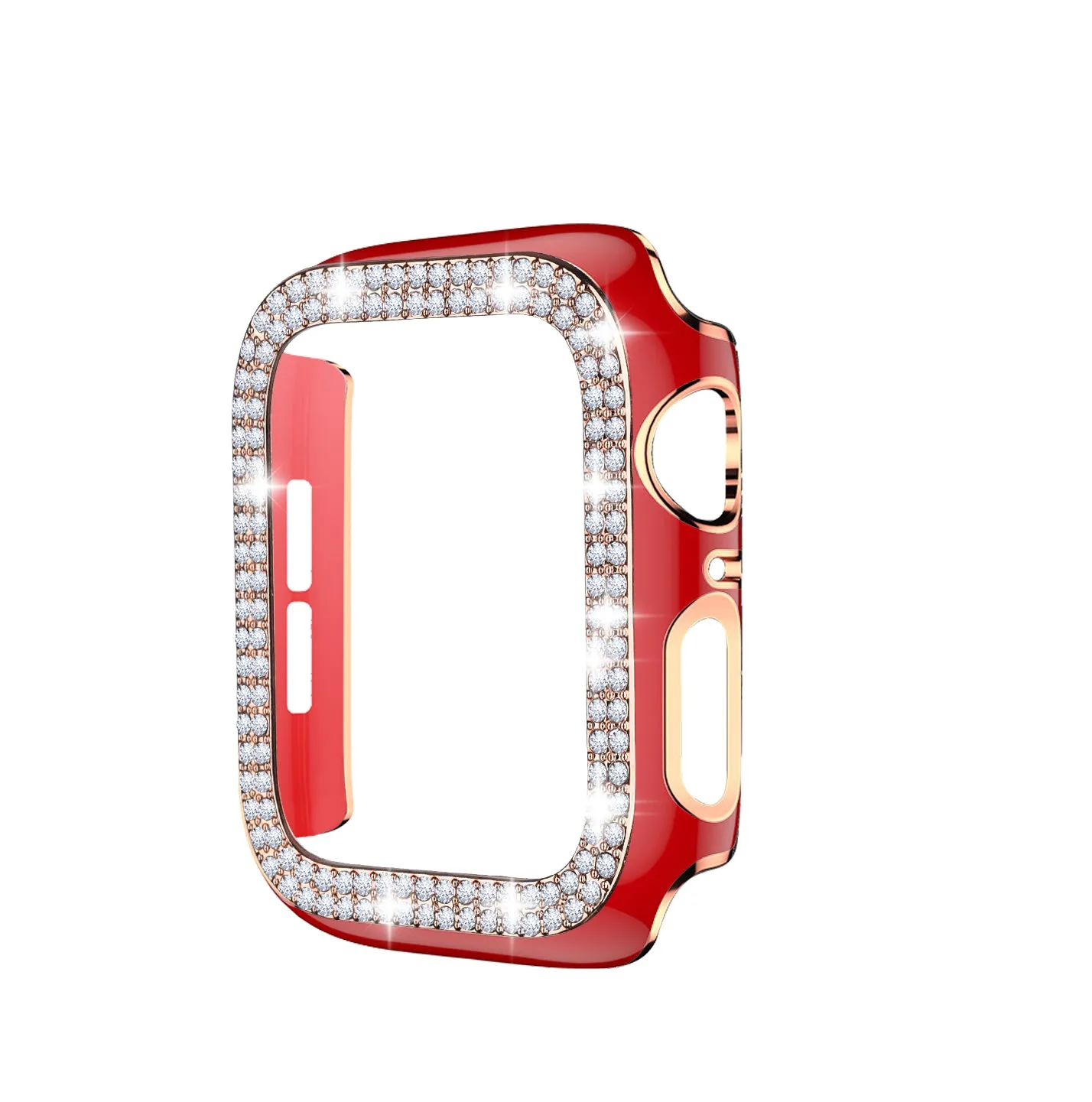 Bling Bumper Case for Apple Watch-Red