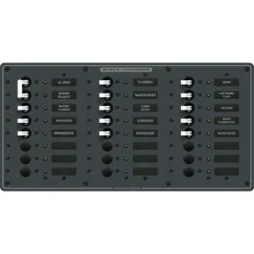 Blue Sea 8565 Breaker Panel - AC Main   22 Positions (European) - White