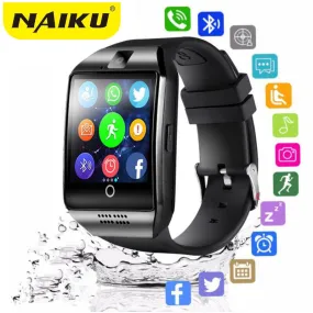 Bluetooth Camera Facebook Whatsapp Twitter Sync SMS Smartwatch Support SIM TF Card IOS Android