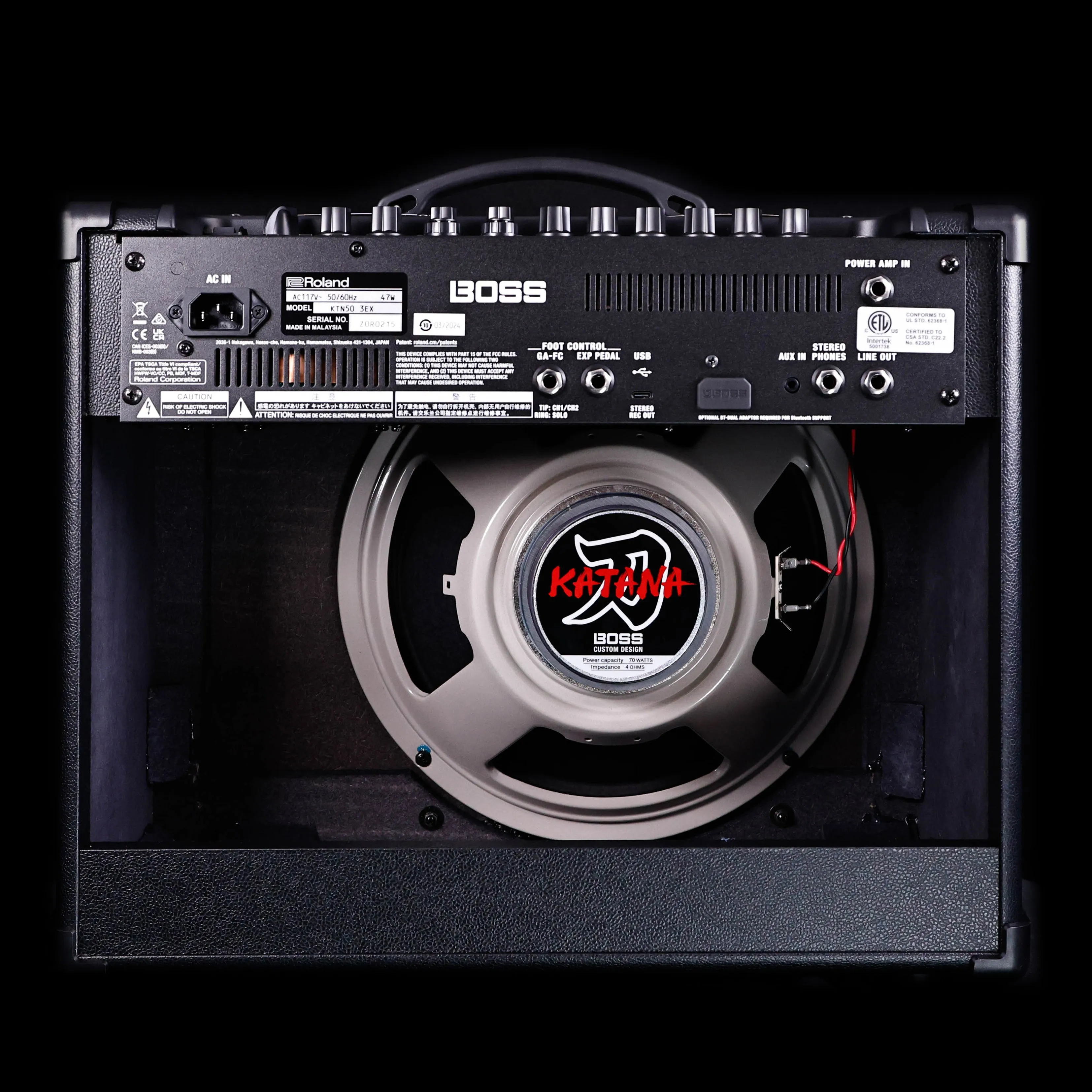 Boss Katana-50 EX Gen 3 50w 1 x 12 Combo Amplifier
