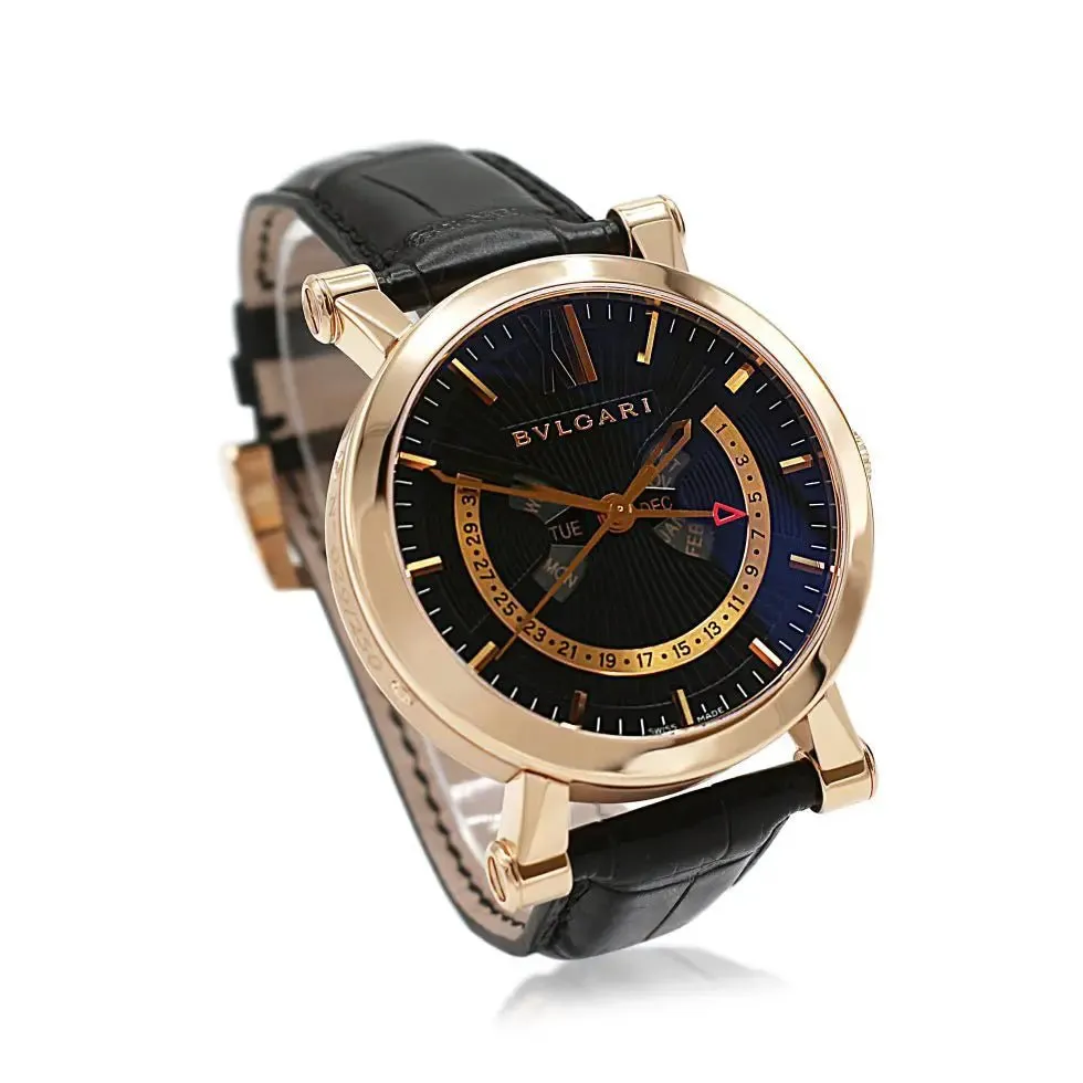 Bvlgari Sotirio Annual Calendar 42mm 18ct Rose Gold Watch - Model SBP42GAC