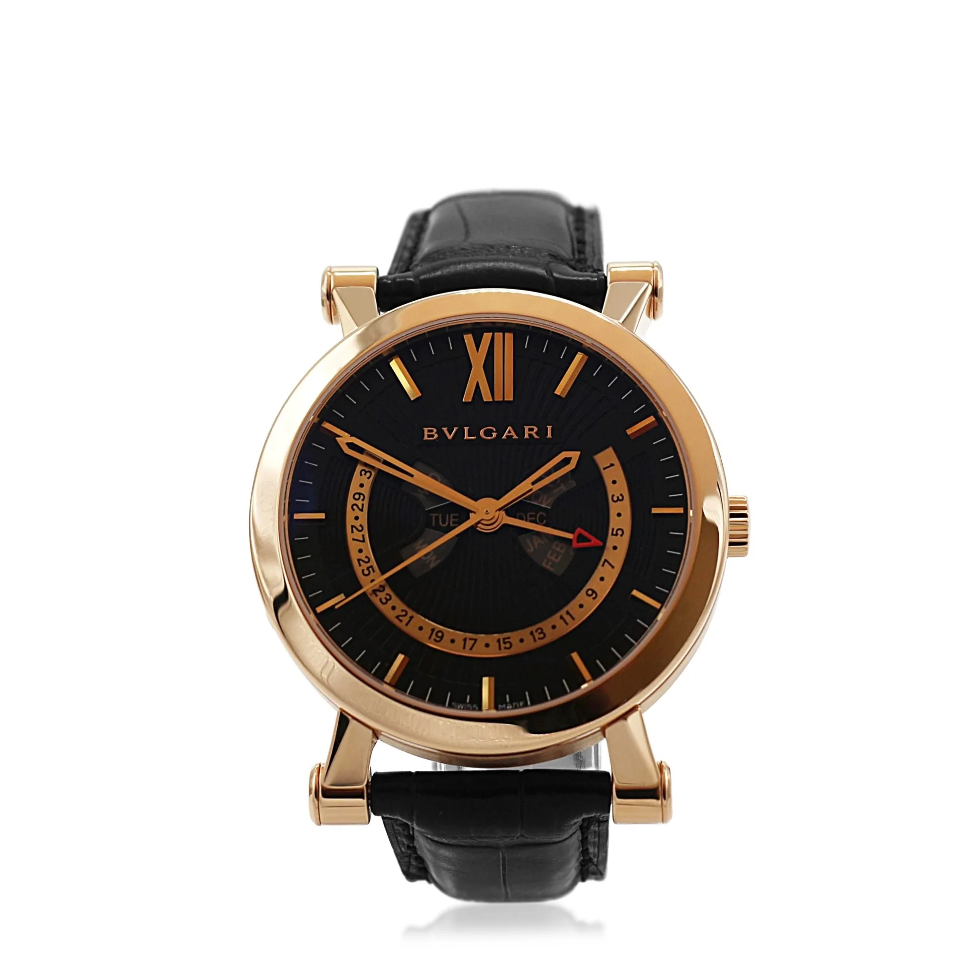 Bvlgari Sotirio Annual Calendar 42mm 18ct Rose Gold Watch - Model SBP42GAC