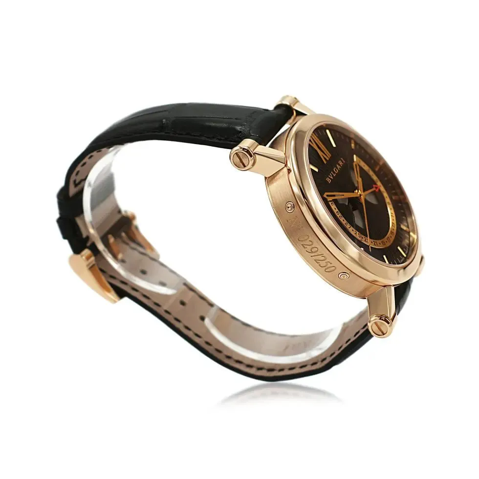 Bvlgari Sotirio Annual Calendar 42mm 18ct Rose Gold Watch - Model SBP42GAC
