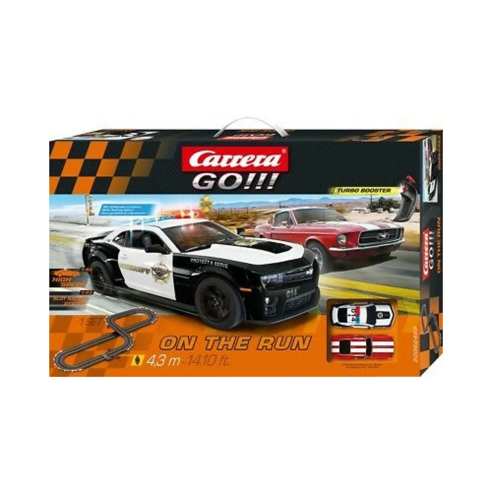 Carrera 62510 Go!!! On the Run Slot Car Set*