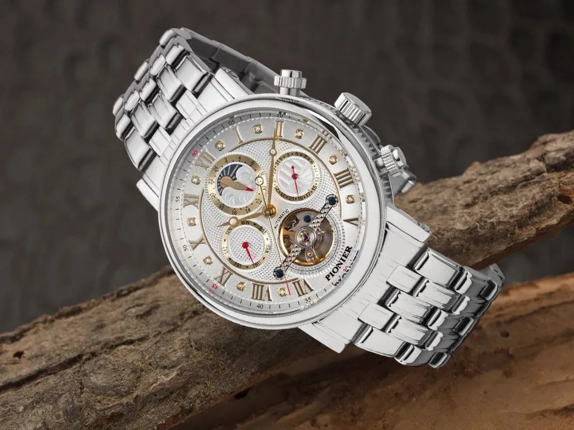 Chicago P7002-6 | Silver | Automatic Diamonds Pionier Germany