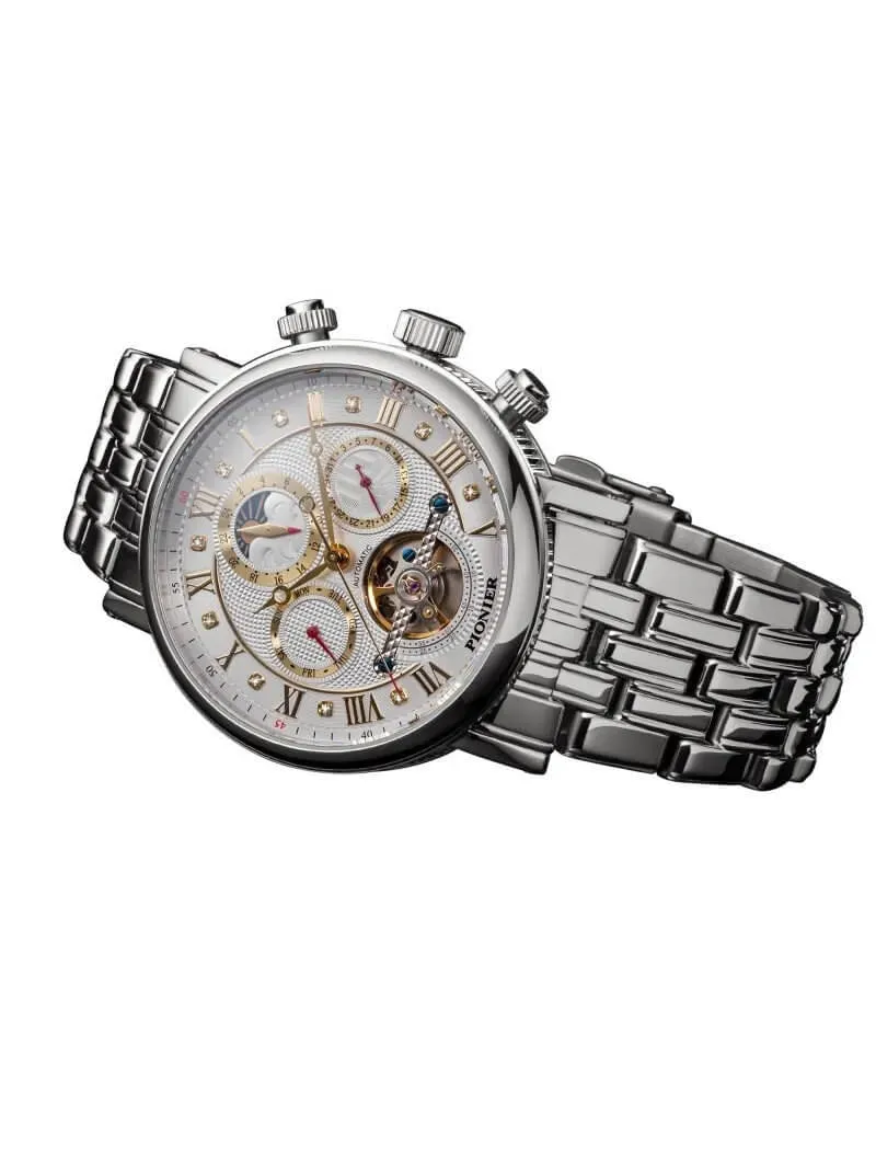 Chicago P7002-6 | Silver | Automatic Diamonds Pionier Germany