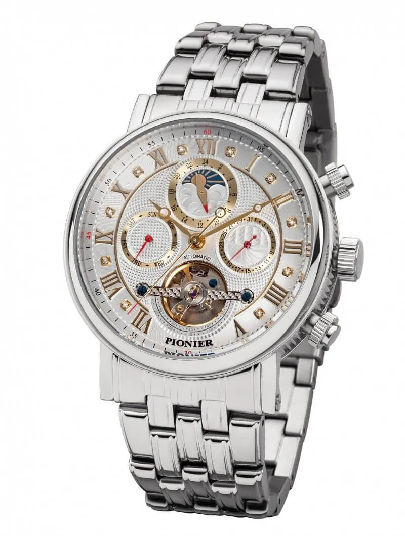 Chicago P7002-6 | Silver | Automatic Diamonds Pionier Germany