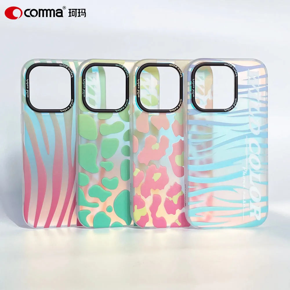 Comma Wild Color Slim Thin Anti-Scratch Shockproof Back Cover Case