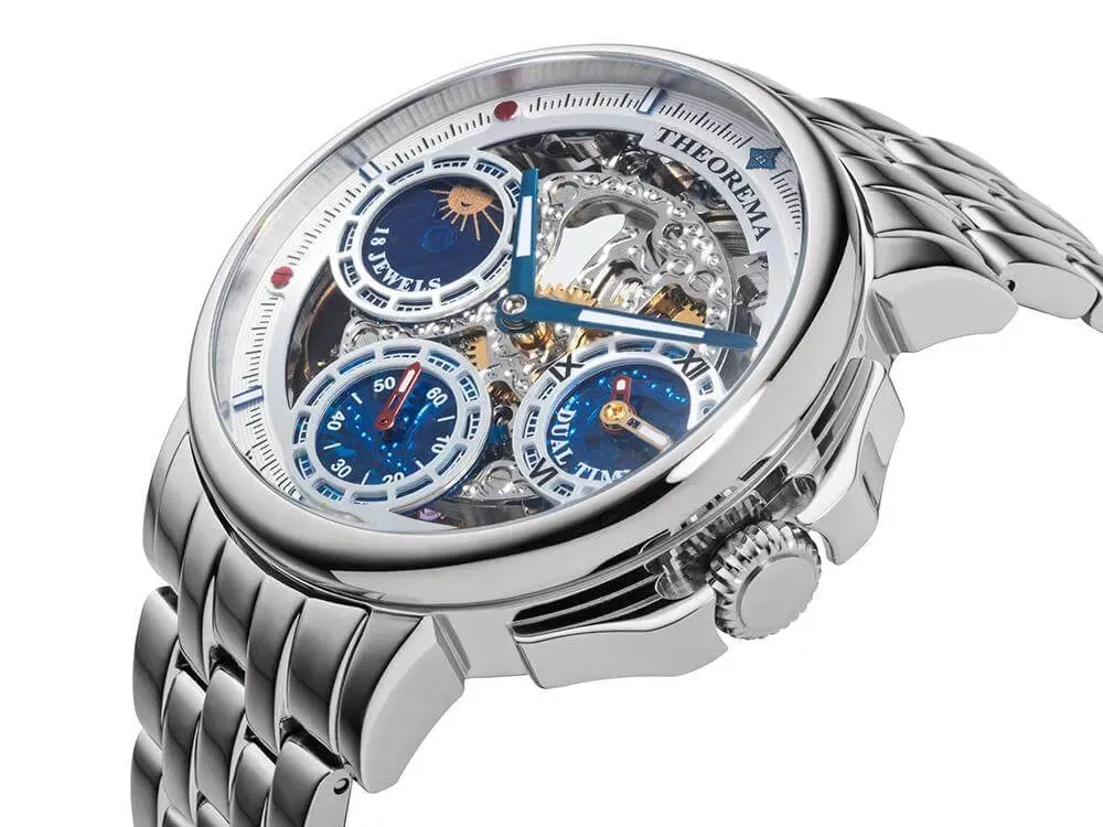 Dual-Time Buenos Aires GM-114-6 | Silver | Theorema, Germany
