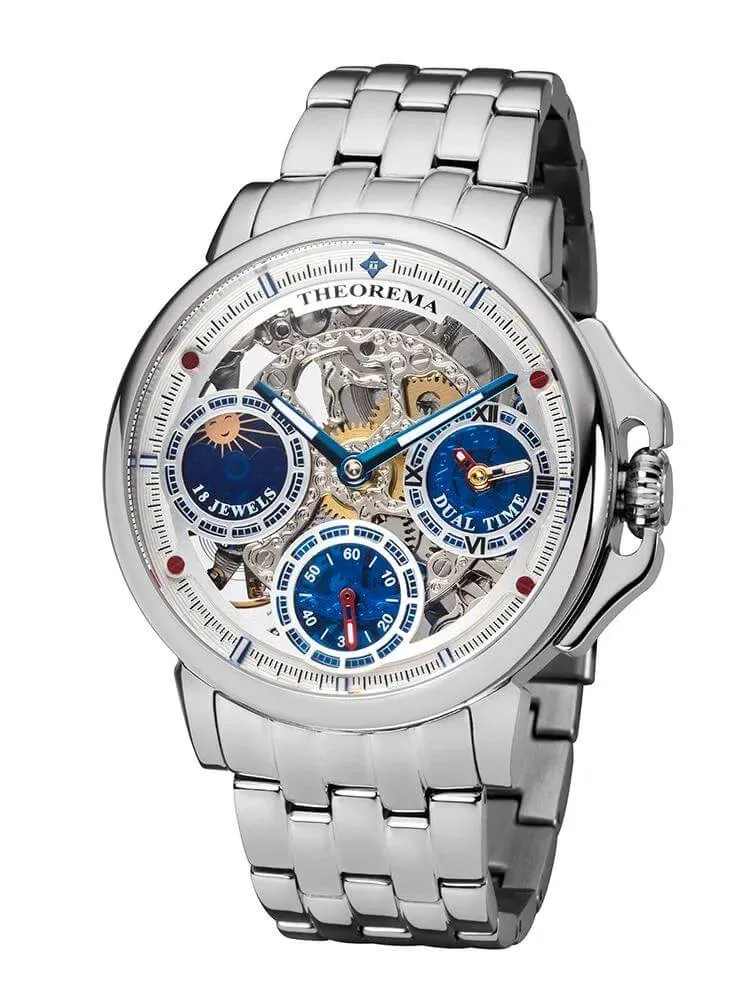 Dual-Time Buenos Aires GM-114-6 | Silver | Theorema, Germany