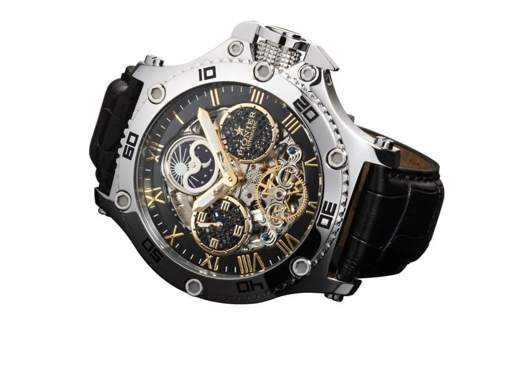 Dual-Time Hawaii Pionier GM-514-1 | Silver | Made in Germany
