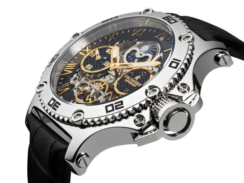 Dual-Time Hawaii Pionier GM-514-1 | Silver | Made in Germany