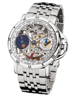 Dual-Time Sao Paulo GM-103-6 | Silver | Theorema, Germany