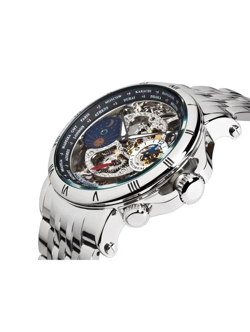 Dual-Time Sao Paulo GM-103-7 | Silver | Theorema, Germany