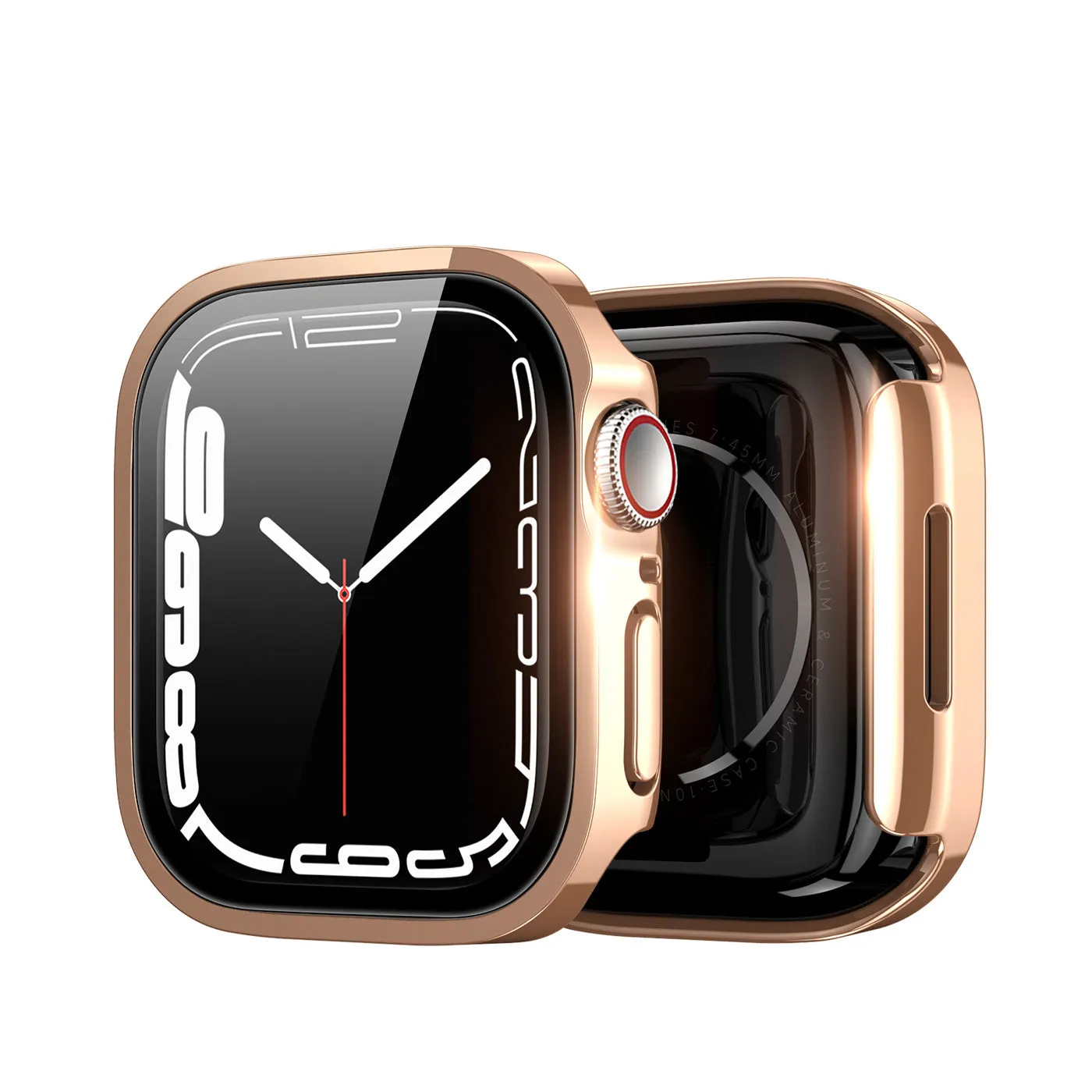 DUX DUCIS Hamo Hard PC Case for Apple Watch Series 7-41MM - Rose Gold