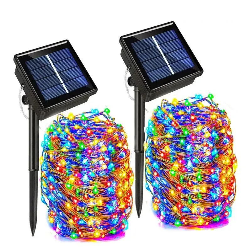 Enchanting Solar LED Fairy Lights for Magical Outdoor Decor and Ambiance