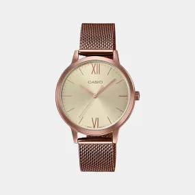 Enticer Women's Analog Stainless Steel Watch A1693 - LTP-E157MR-9ADF