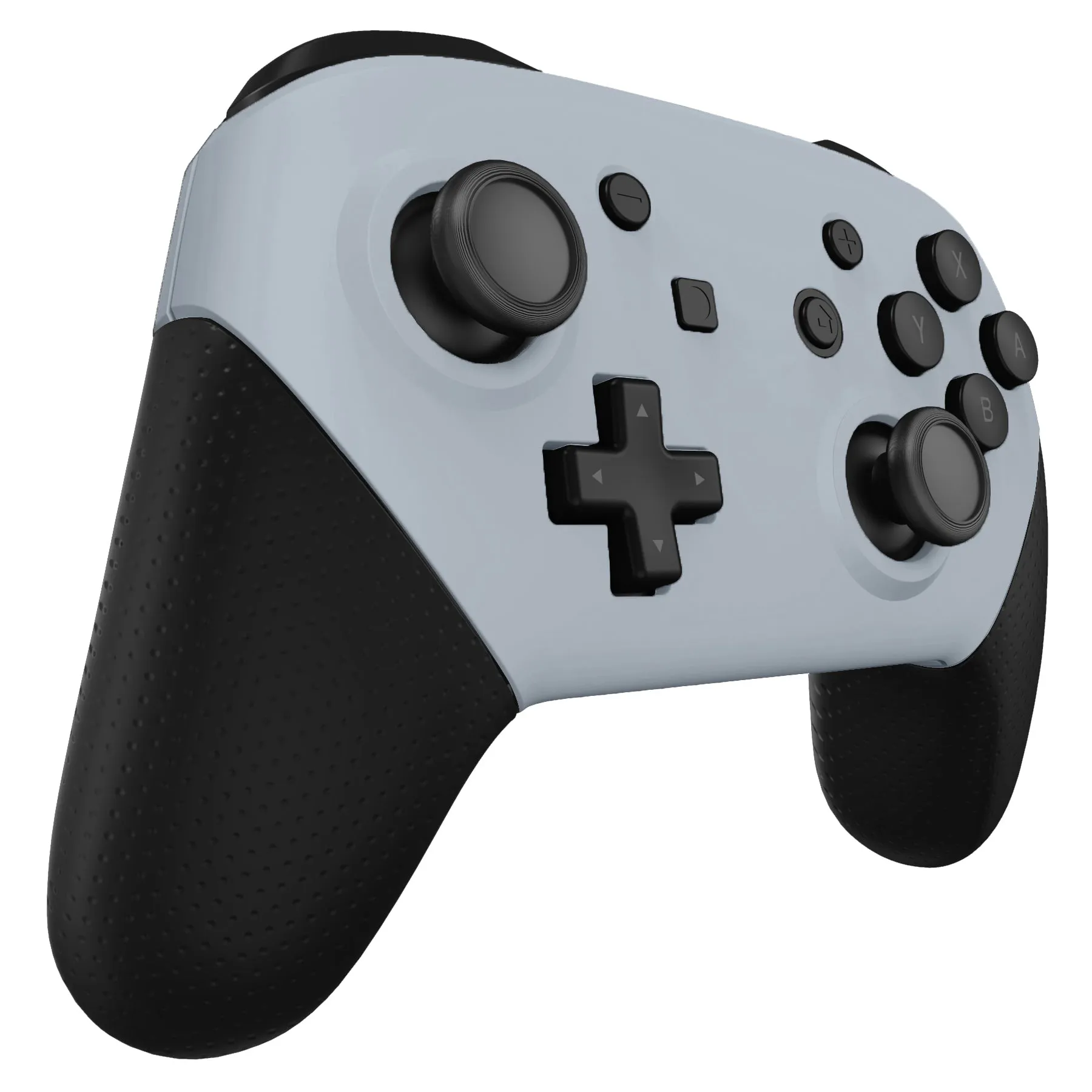 eXtremeRate New Hope Gray Faceplate and Backplate for NS Switch Pro Controller, DIY Replacement Shell Housing Case for NS Switch Pro Controller - Controller NOT Included - MRP337
