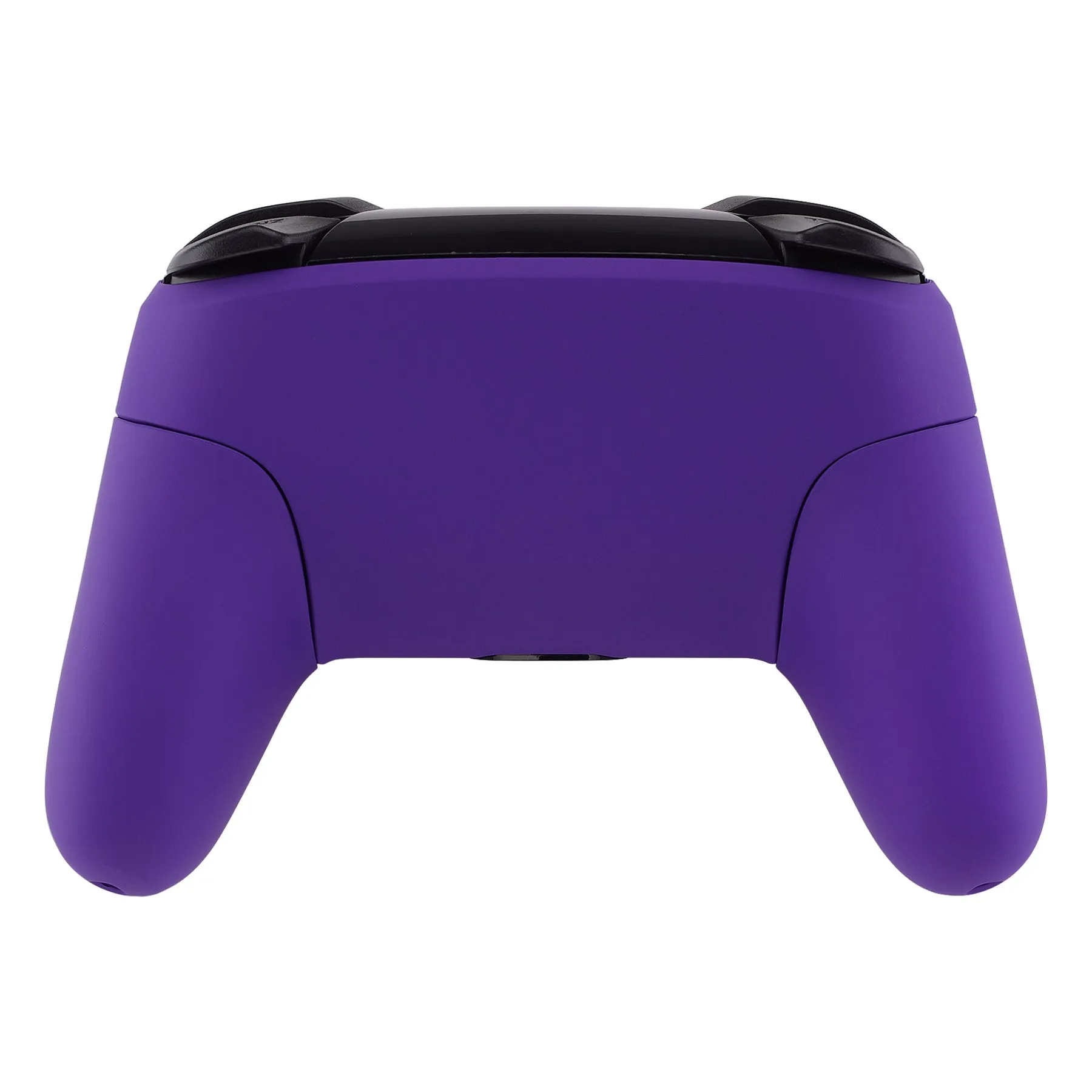 eXtremeRate Purple Faceplate Backplate Handles for Nintendo Switch Pro Controller, Soft Touch DIY Replacement Grip Housing Shell Cover for Nintendo Switch Pro - Controller NOT Included - FRP305