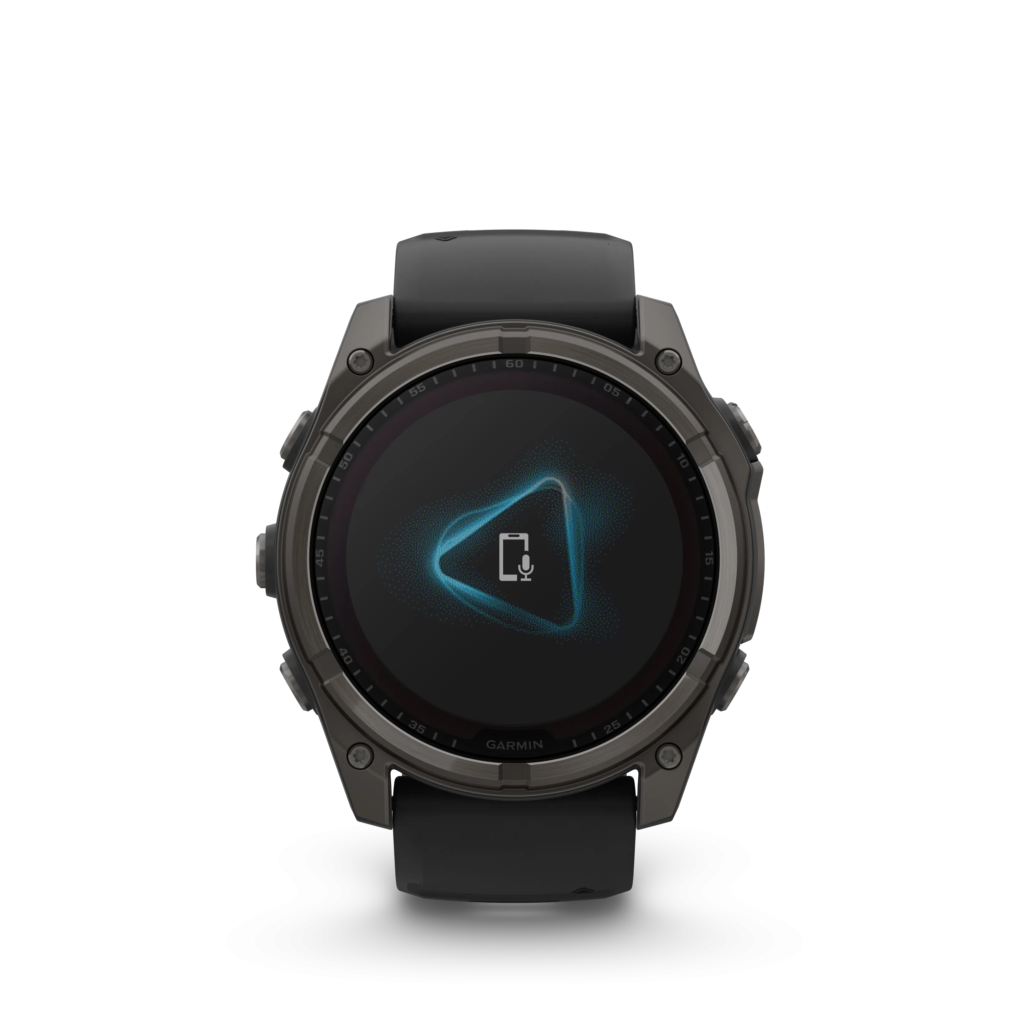Fenix 8 GPS Smartwatch, 51mm - Solar, Sapphire, Carbon Grey DLC Titanium With Black/Pebble Grey Silicone Band - 010-02907-11