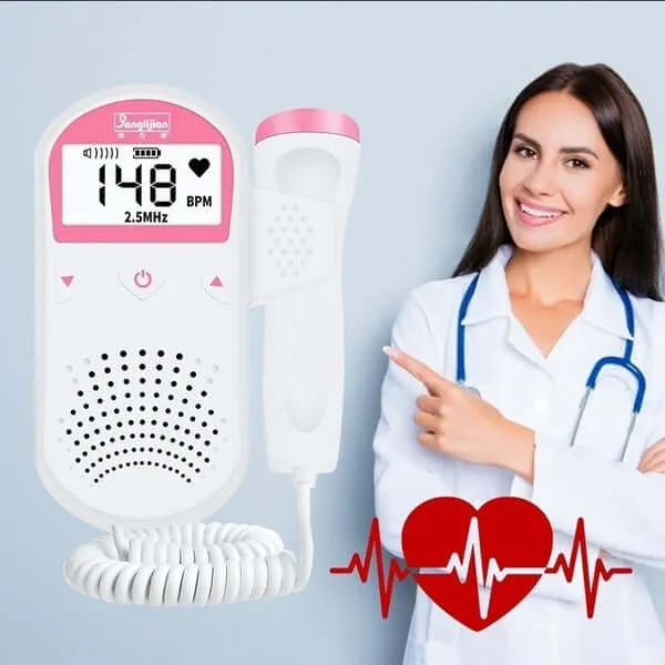 Fetal Doppler Ultrasound Heartbeat Detector