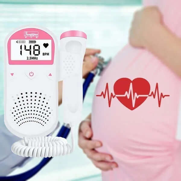 Fetal Doppler Ultrasound Heartbeat Detector