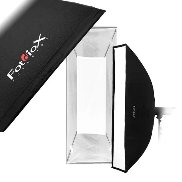Fotodiox Pro Softbox with Elinchrom Speedring for Elinchrom, Calumet Genesis, and Compatible - Standard Softbox with Silver Reflective Interior with Double Diffusion Panels