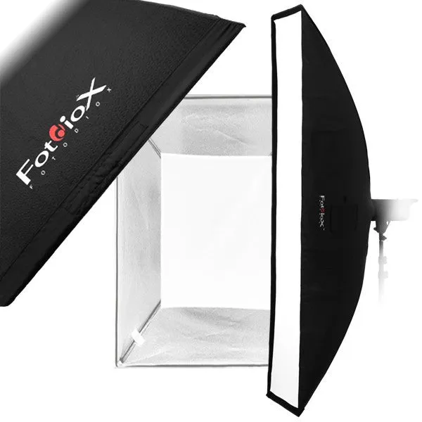 Fotodiox Pro Softbox with Multiblitz P Speedring for Multiblitz P, Compact, and Compatible - Standard Softbox with Silver Reflective Interior with Double Diffusion Panels