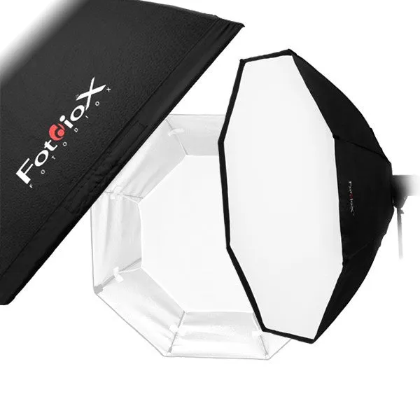 Fotodiox Pro Softbox with Multiblitz P Speedring for Multiblitz P, Compact, and Compatible - Standard Softbox with Silver Reflective Interior with Double Diffusion Panels